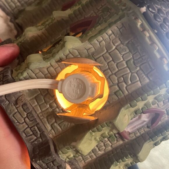 2002 Christmas Streets Church Collection Porcelain House Lighted Window - Picture 8 of 16